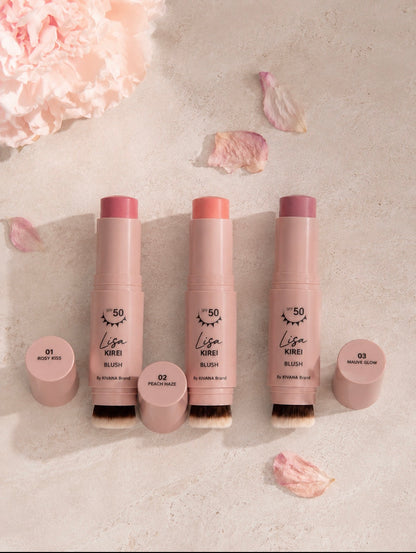 Blush en Barra Lisa Kirei SPF50｜チークスティック KIVANA