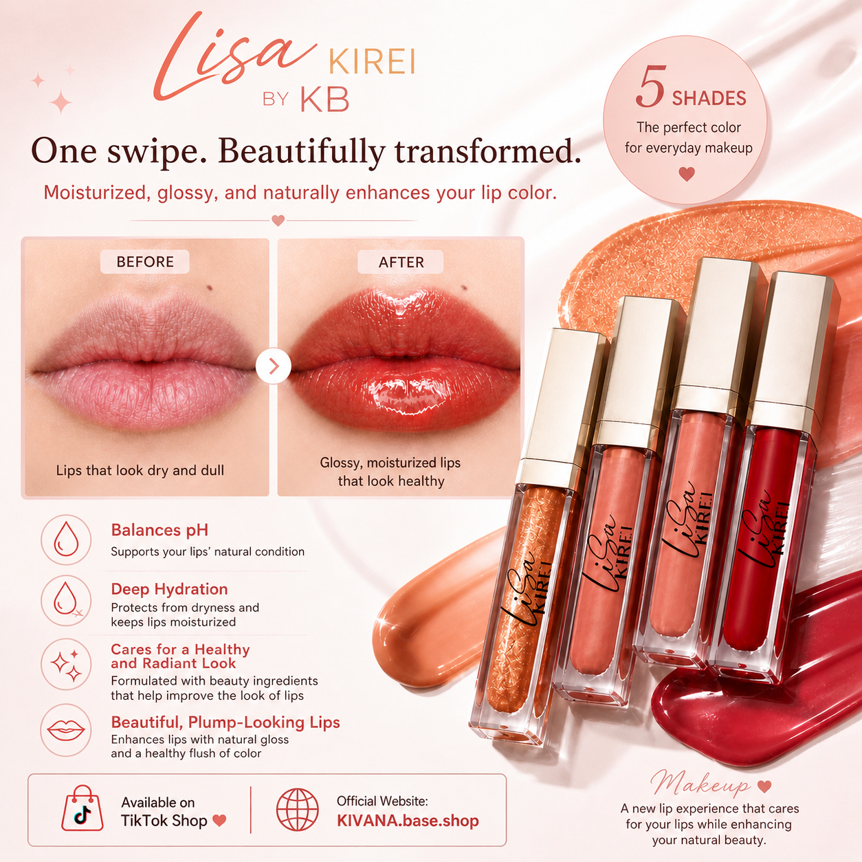 LISA KIREI LIP – BY KIVANA BRAND Glow. Hydrate. Shine — Anytime, Anywhere.